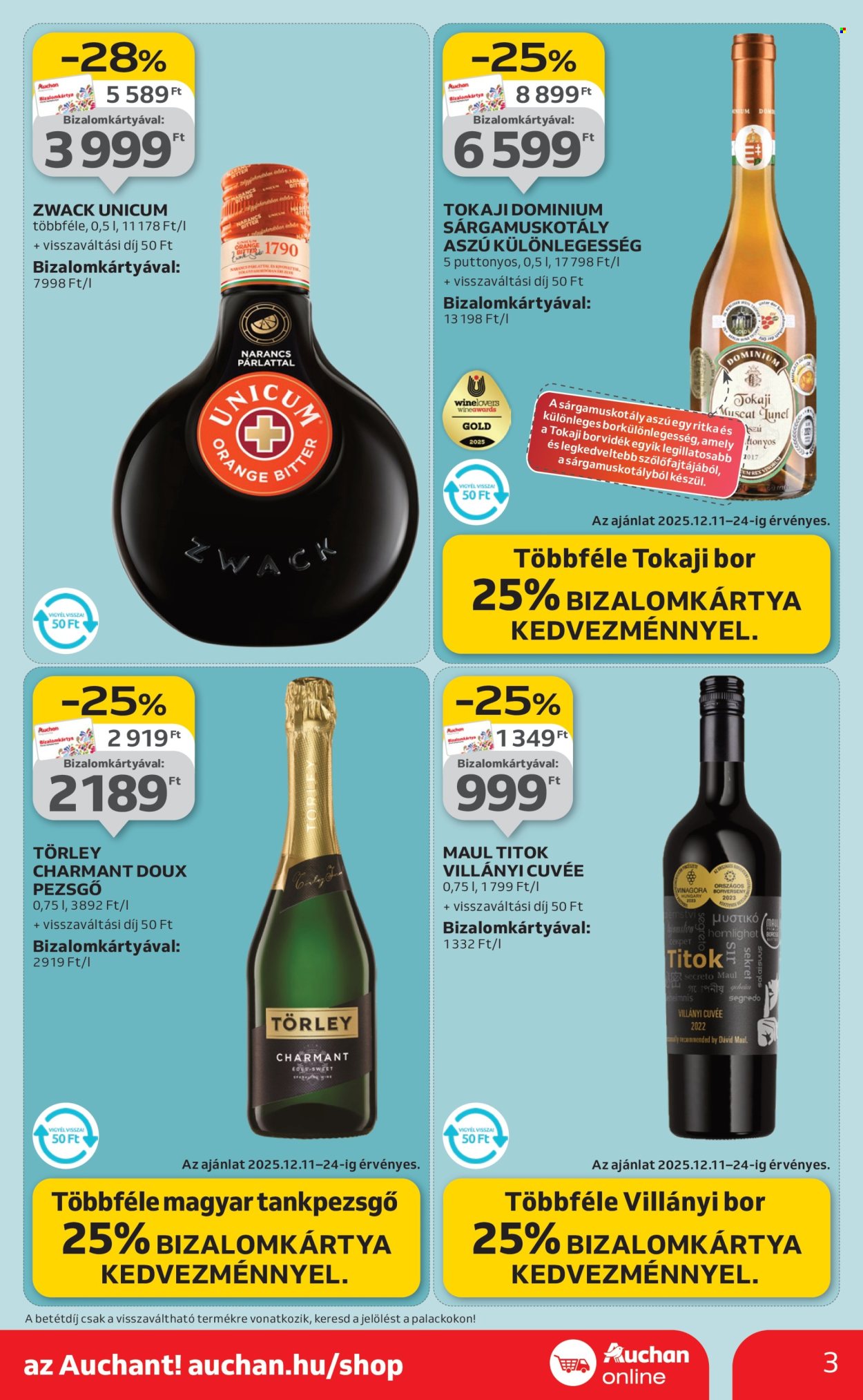 Auchan akciós újságok - 2025.12.11 - 2025.12.17. Oldal 3