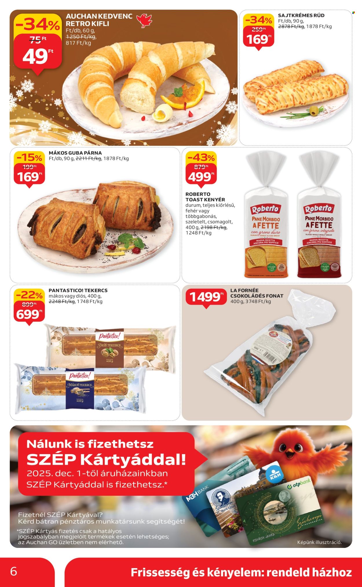 Auchan akciós újságok - 2025.12.11 - 2025.12.17. Oldal 6