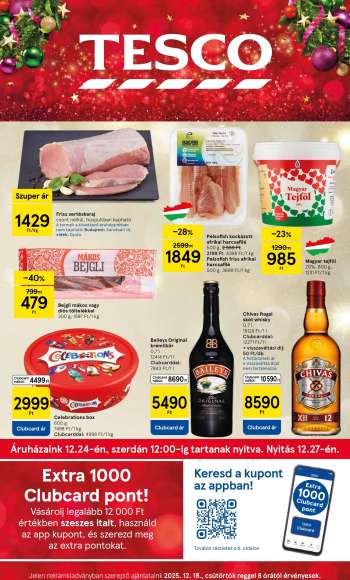 Újság TESCO - 2025.12.18 - 2025.12.24.