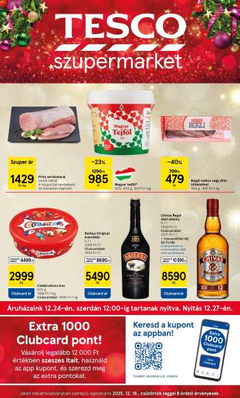 Újság TESCO - 2025.12.18 - 2025.12.24.
