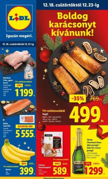 Újság Lidl - 2025.12.18 - 2025.12.23.