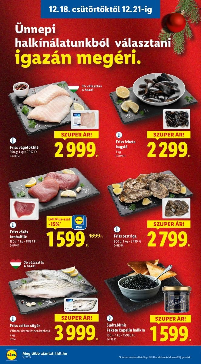 Lidl akciós újságok - 2025.12.18 - 2025.12.23. Oldal 6