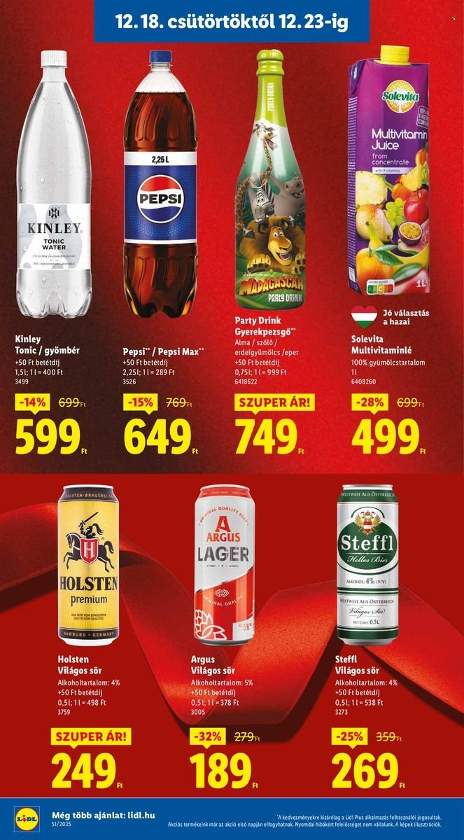 Lidl akciós újságok - 2025.12.18 - 2025.12.23. Oldal 14