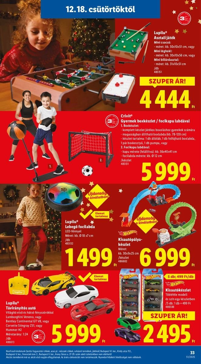 Lidl akciós újságok - 2025.12.18 - 2025.12.23. Oldal 33