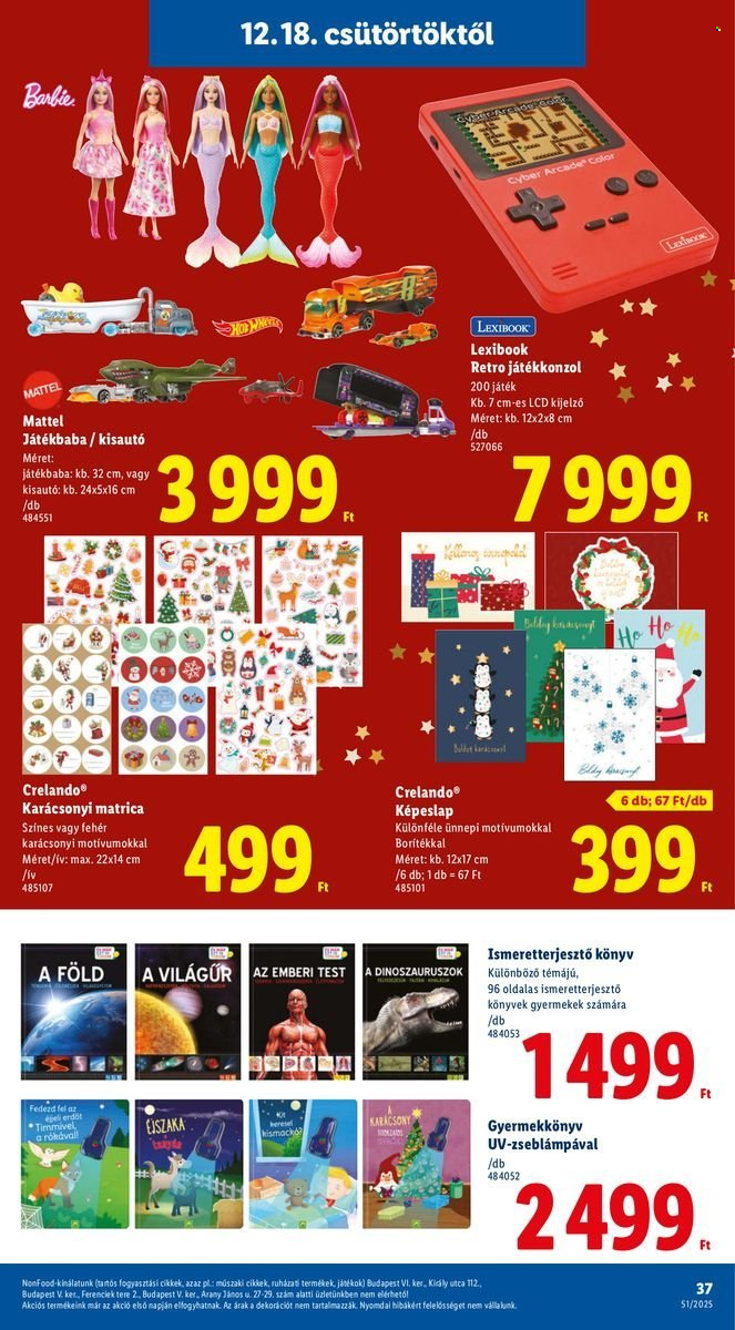 Lidl akciós újságok - 2025.12.18 - 2025.12.23. Oldal 37