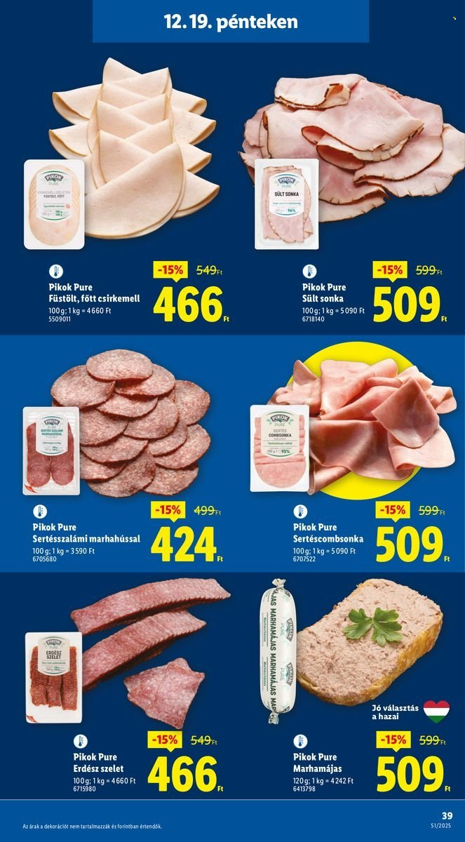 Lidl akciós újságok - 2025.12.18 - 2025.12.23. Oldal 39