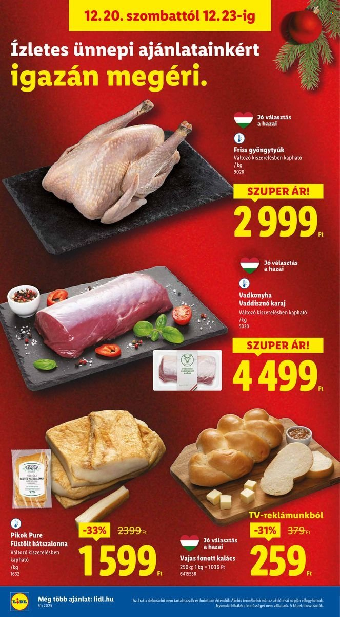Lidl akciós újságok - 2025.12.18 - 2025.12.23. Oldal 44