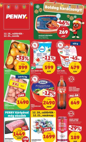 Újság Penny Market - 2025.12.18 - 2025.12.24.