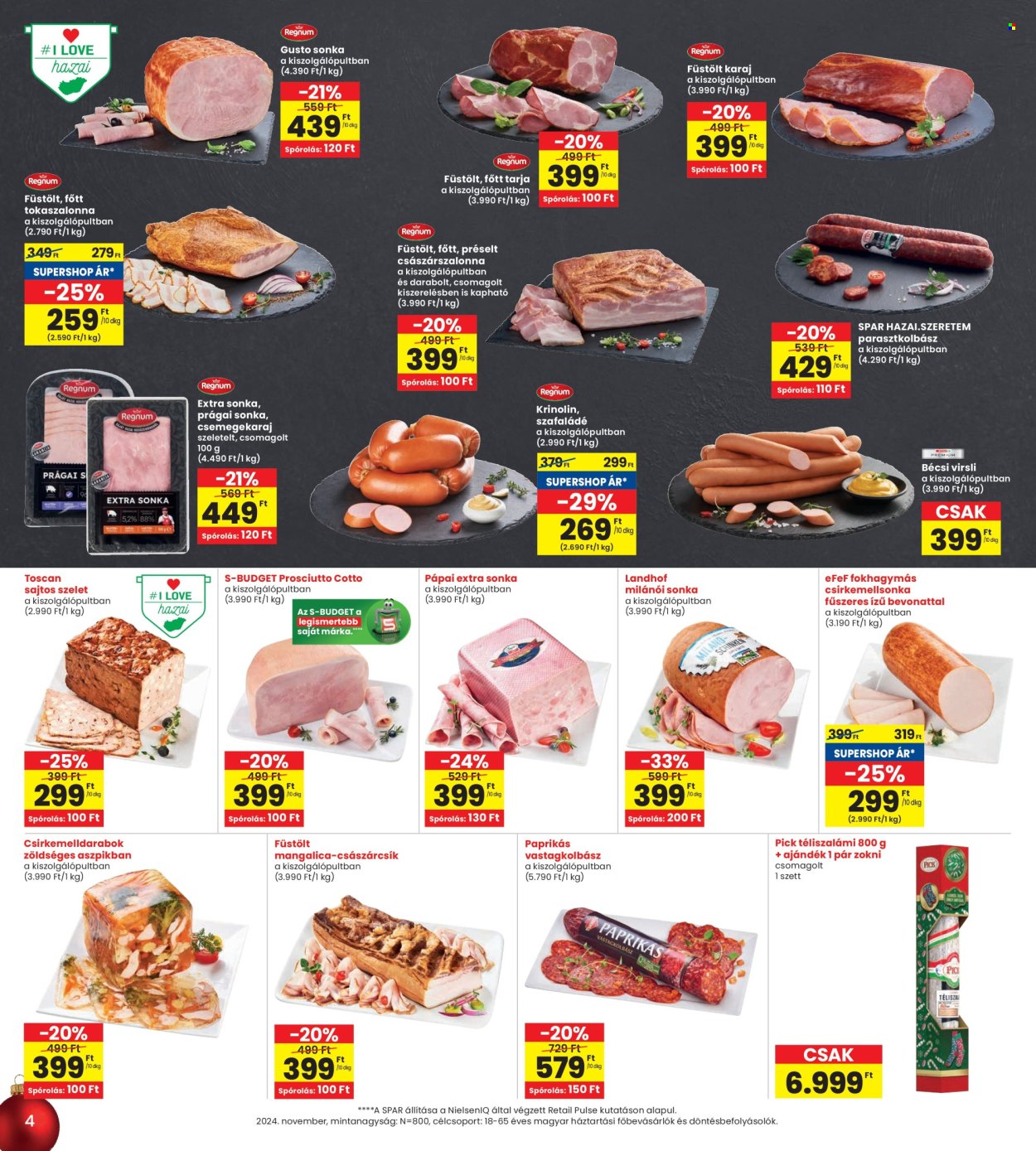 INTERSPAR akciós újságok - 2025.12.18 - 2025.12.27. Oldal 4