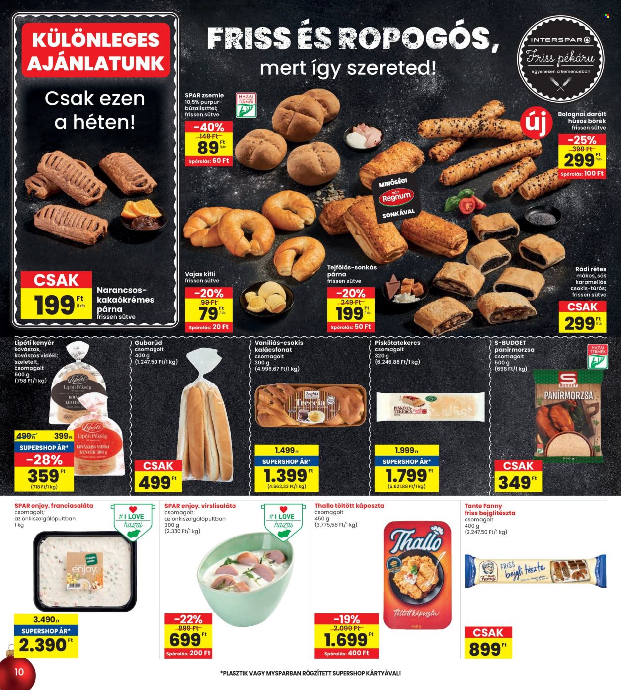 INTERSPAR akciós újságok - 2025.12.18 - 2025.12.27. Oldal 10