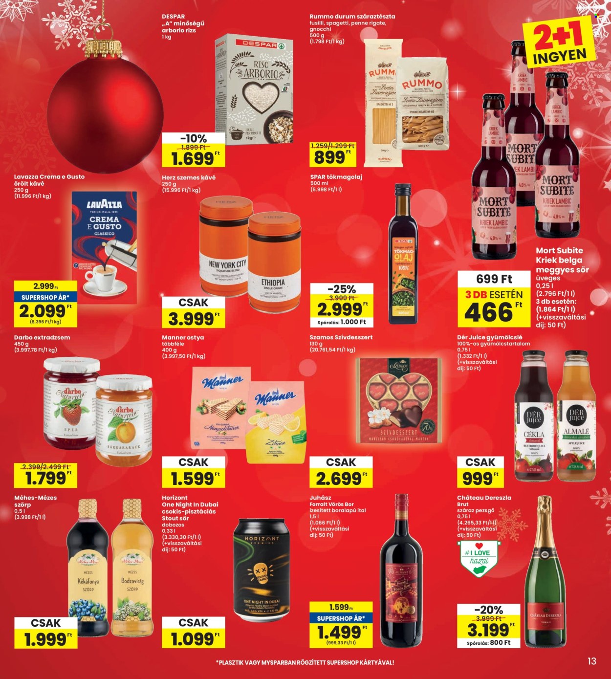 INTERSPAR akciós újságok - 2025.12.18 - 2025.12.27. Oldal 13