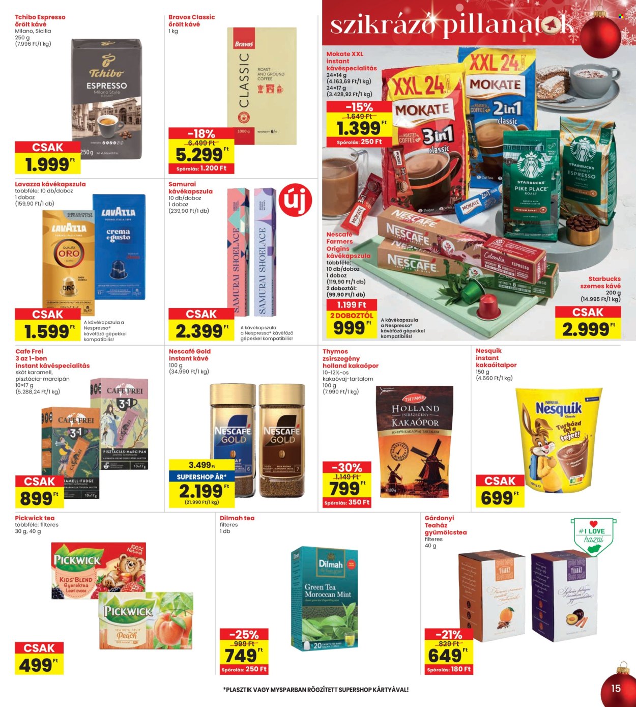 INTERSPAR akciós újságok - 2025.12.18 - 2025.12.27. Oldal 15