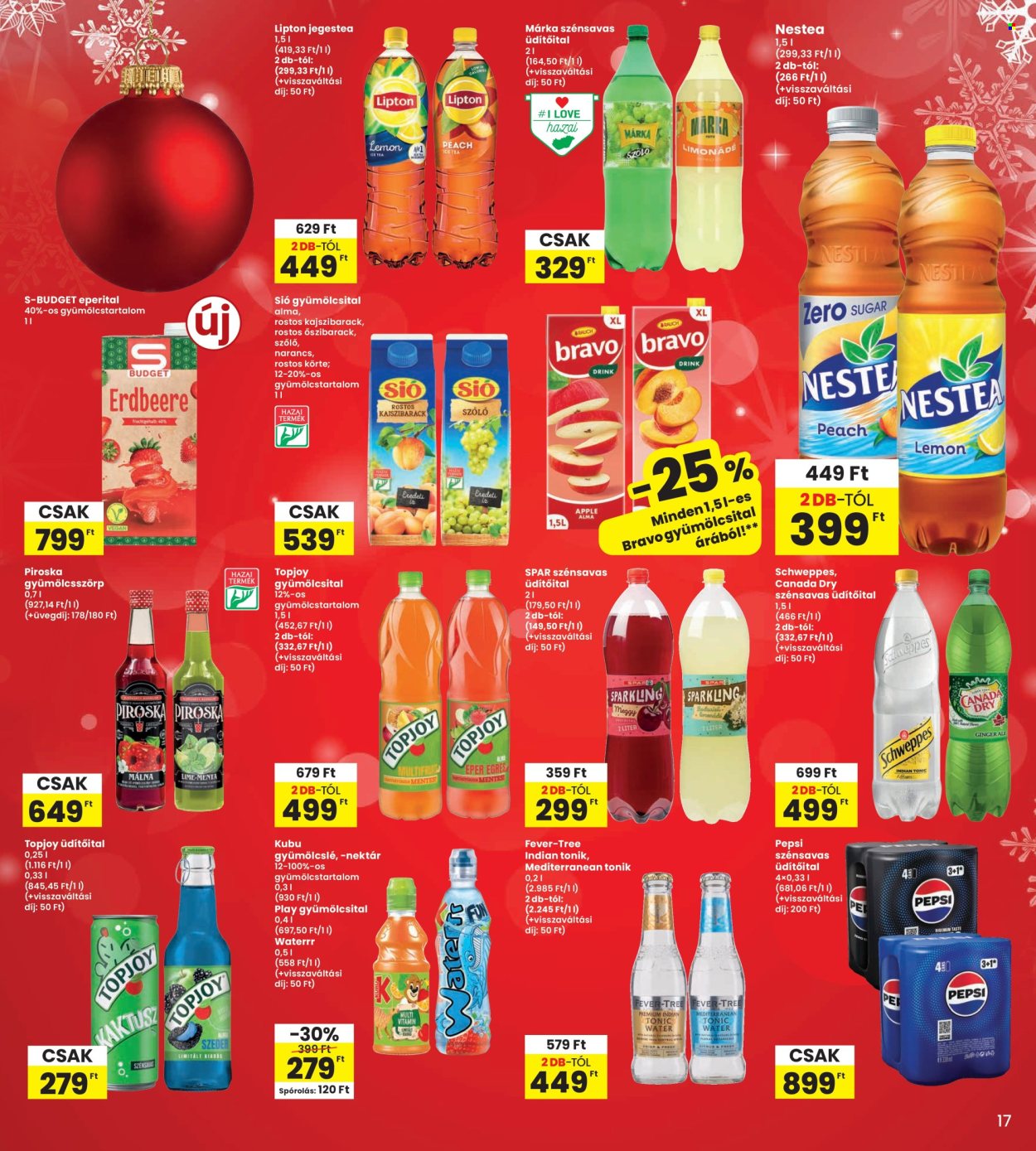 INTERSPAR akciós újságok - 2025.12.18 - 2025.12.27. Oldal 17