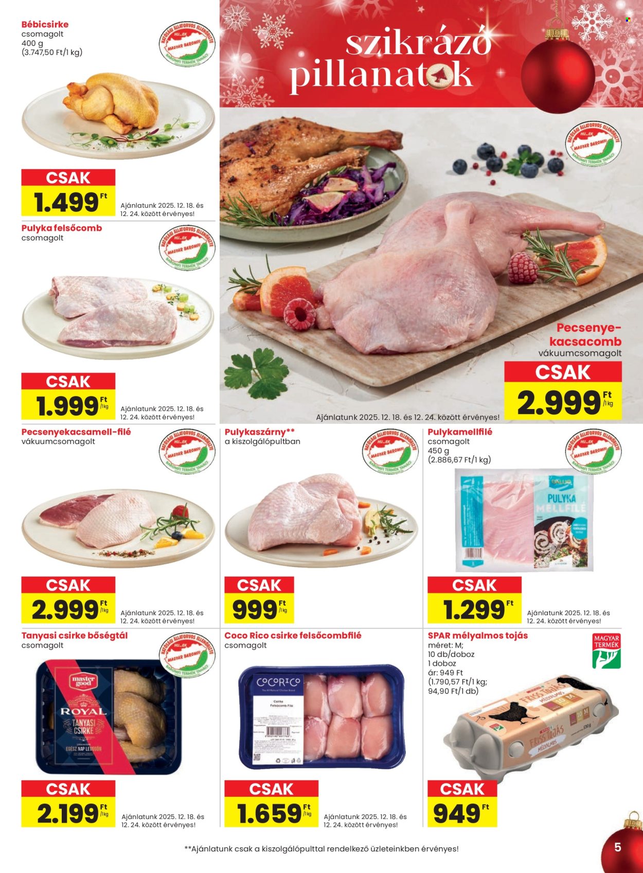 SPAR akciós újságok - 2025.12.18 - 2025.12.27. Oldal 5