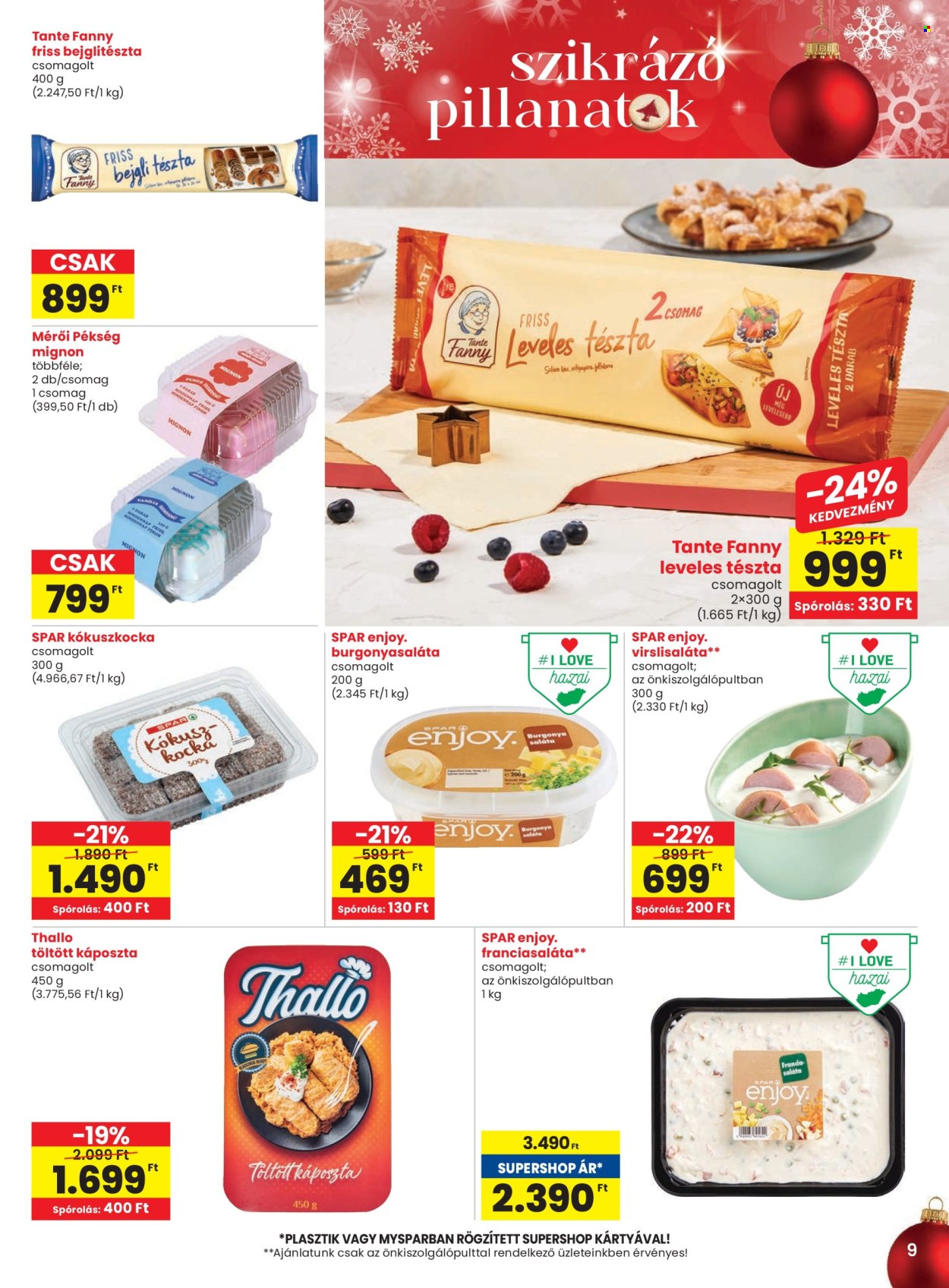 SPAR akciós újságok - 2025.12.18 - 2025.12.27. Oldal 9