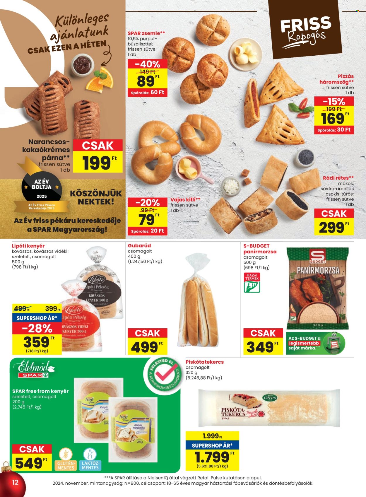SPAR akciós újságok - 2025.12.18 - 2025.12.27. Oldal 12
