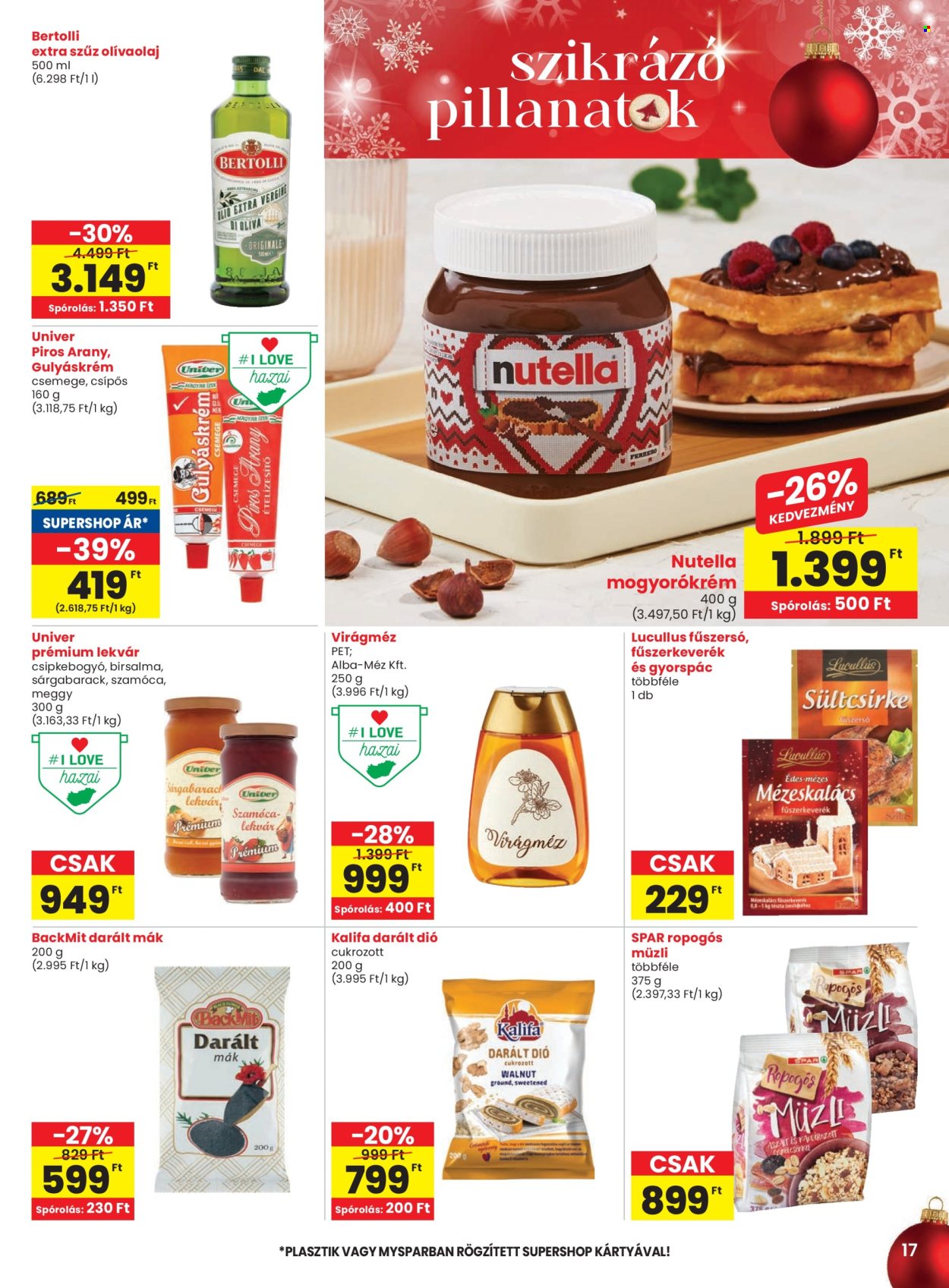 SPAR akciós újságok - 2025.12.18 - 2025.12.27. Oldal 17