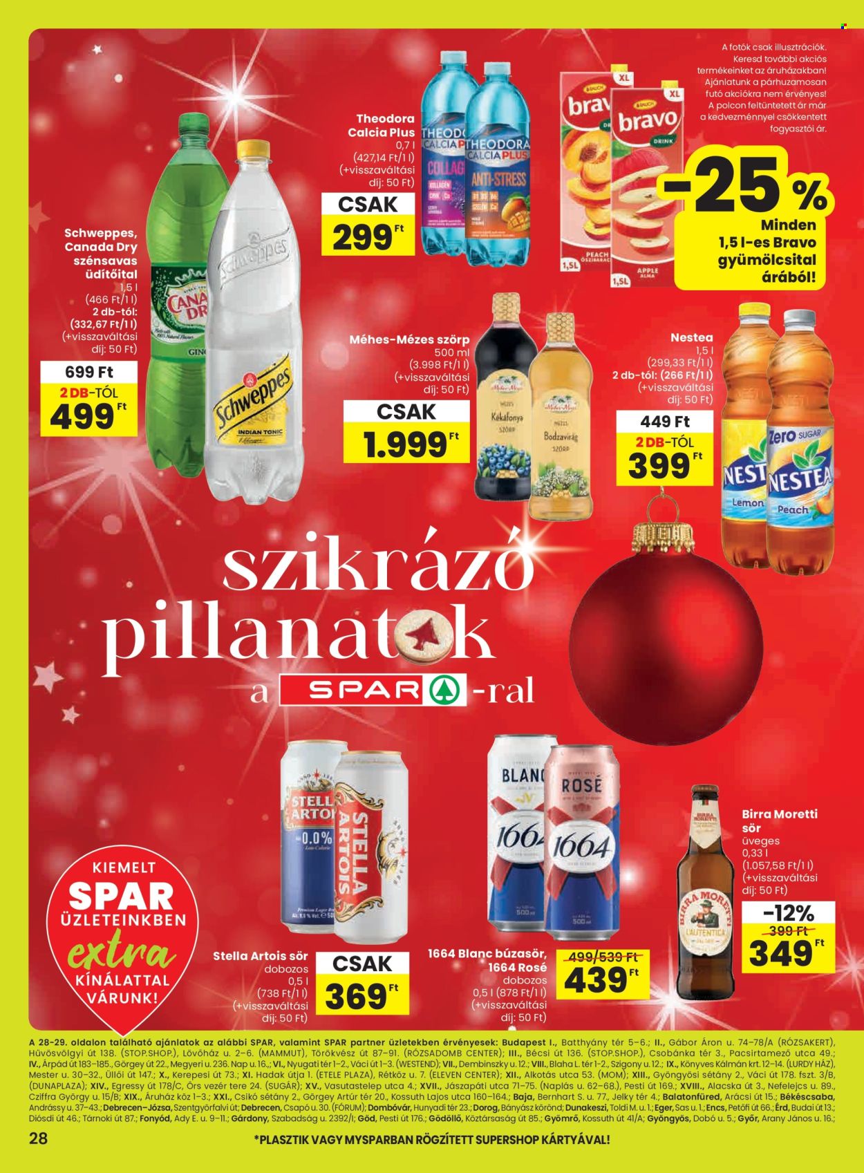 SPAR akciós újságok - 2025.12.18 - 2025.12.27. Oldal 1