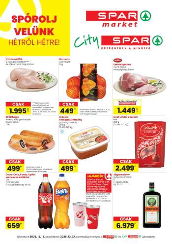 Újság SPAR - 2025.12.18 - 2025.12.27.