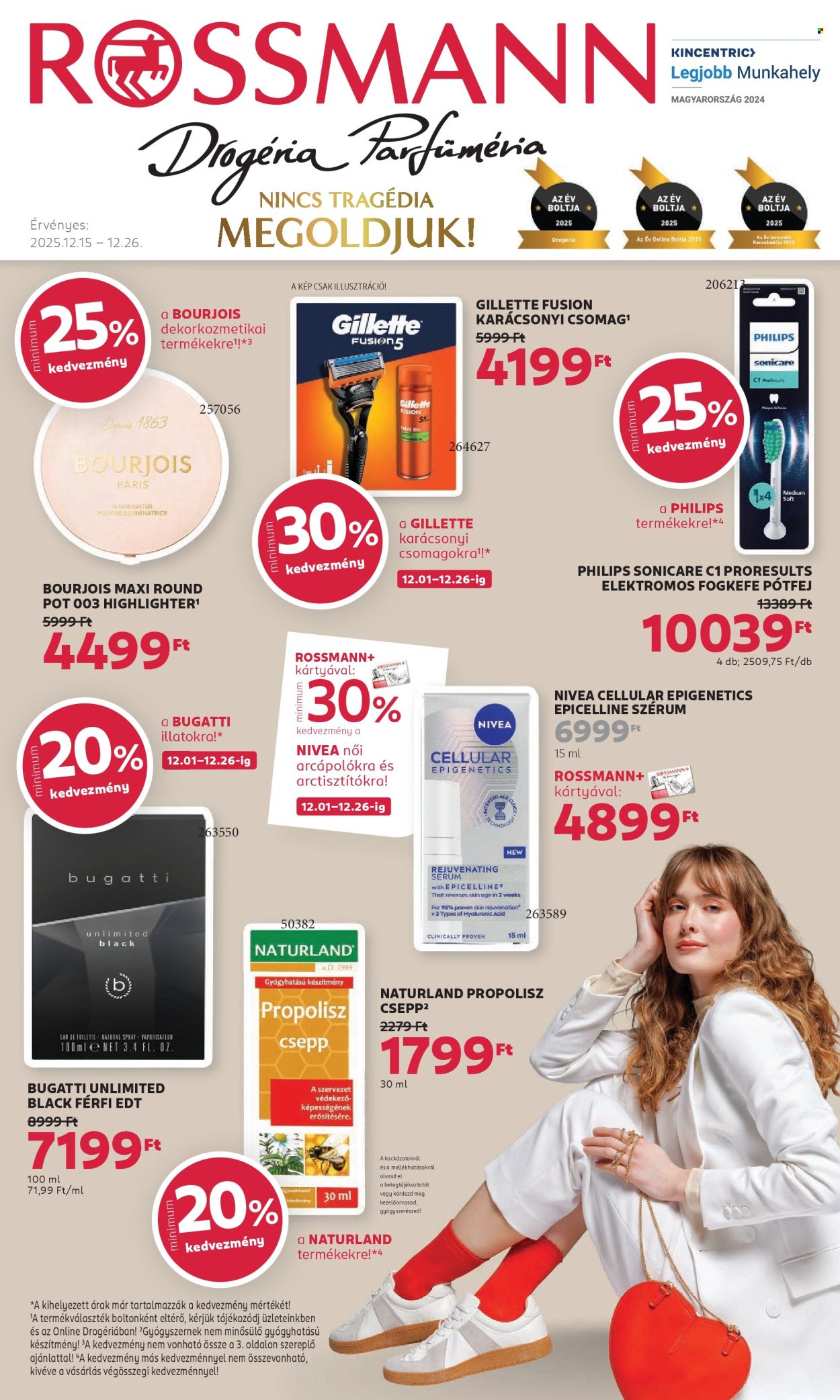 Rossmann akciós újságok - 2025.12.15 - 2025.12.26. Oldal 1