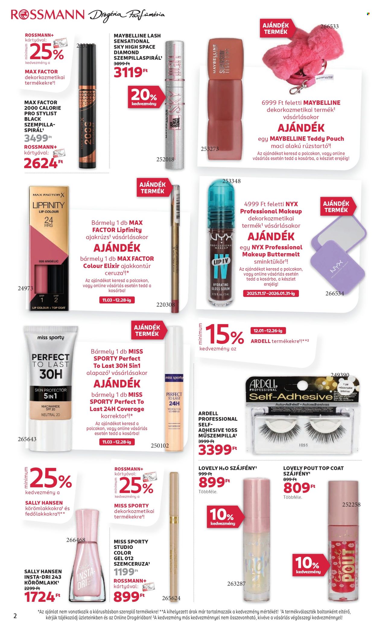 Rossmann akciós újságok - 2025.12.15 - 2025.12.26. Oldal 2