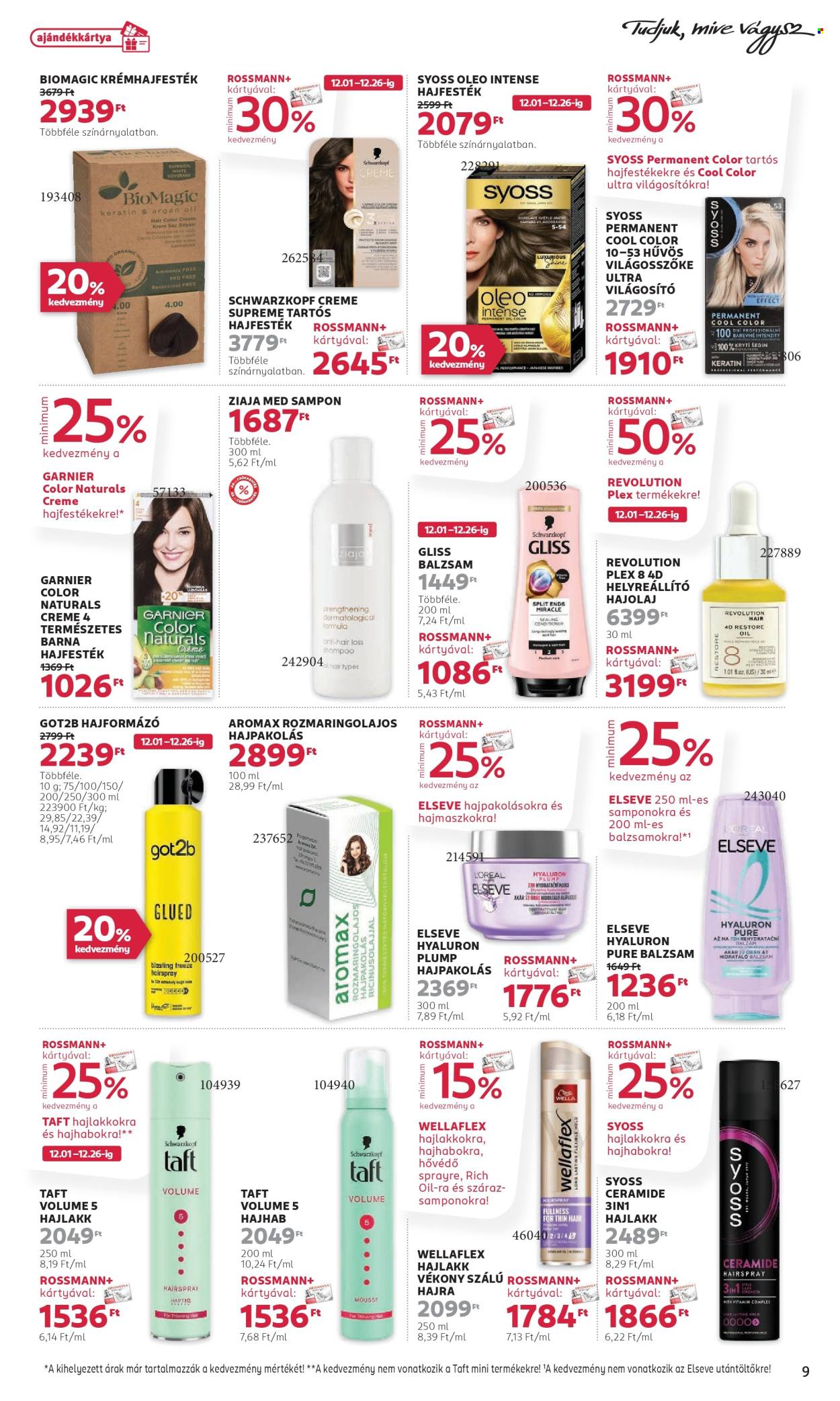 Rossmann akciós újságok - 2025.12.15 - 2025.12.26. Oldal 9
