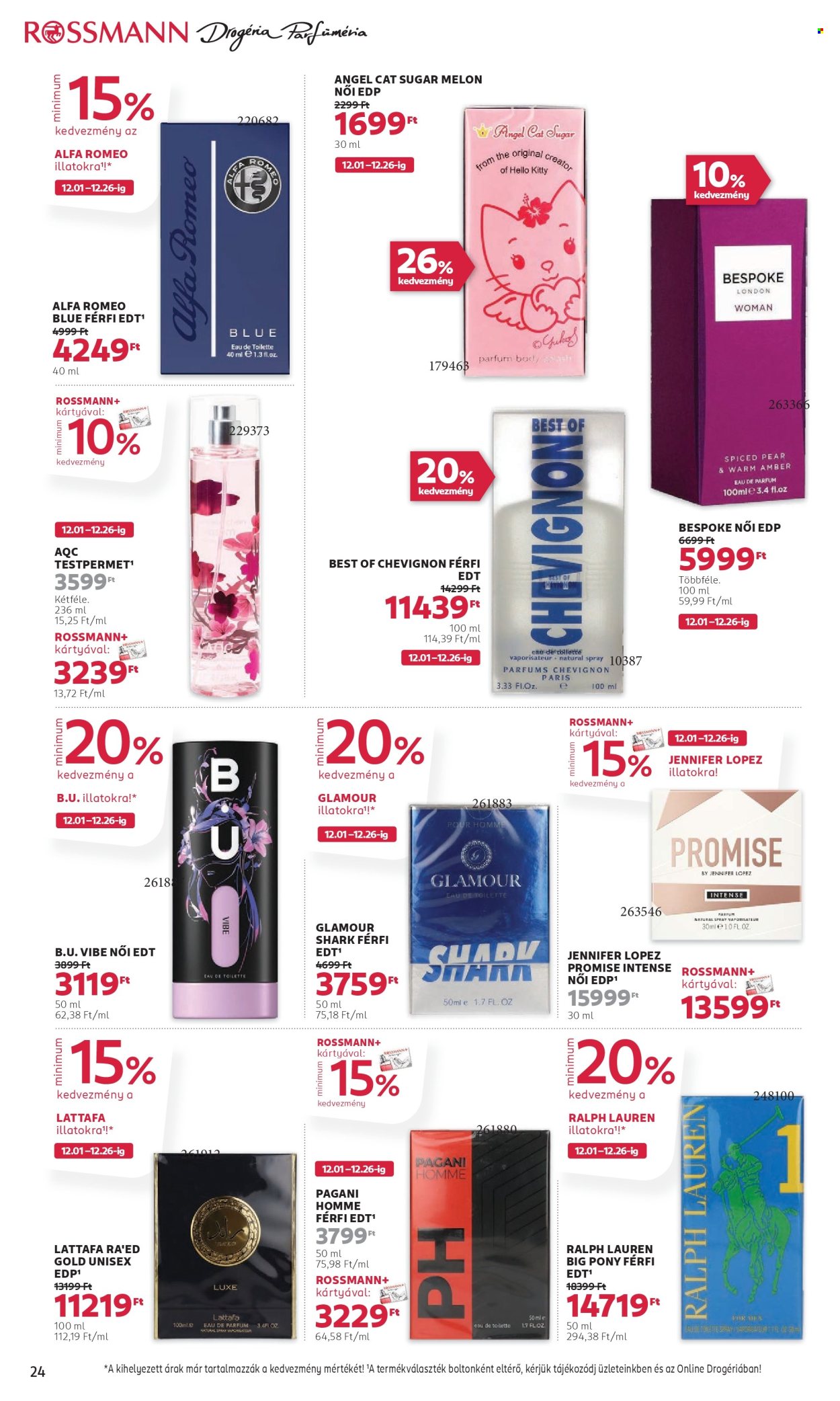 Rossmann akciós újságok - 2025.12.15 - 2025.12.26. Oldal 26