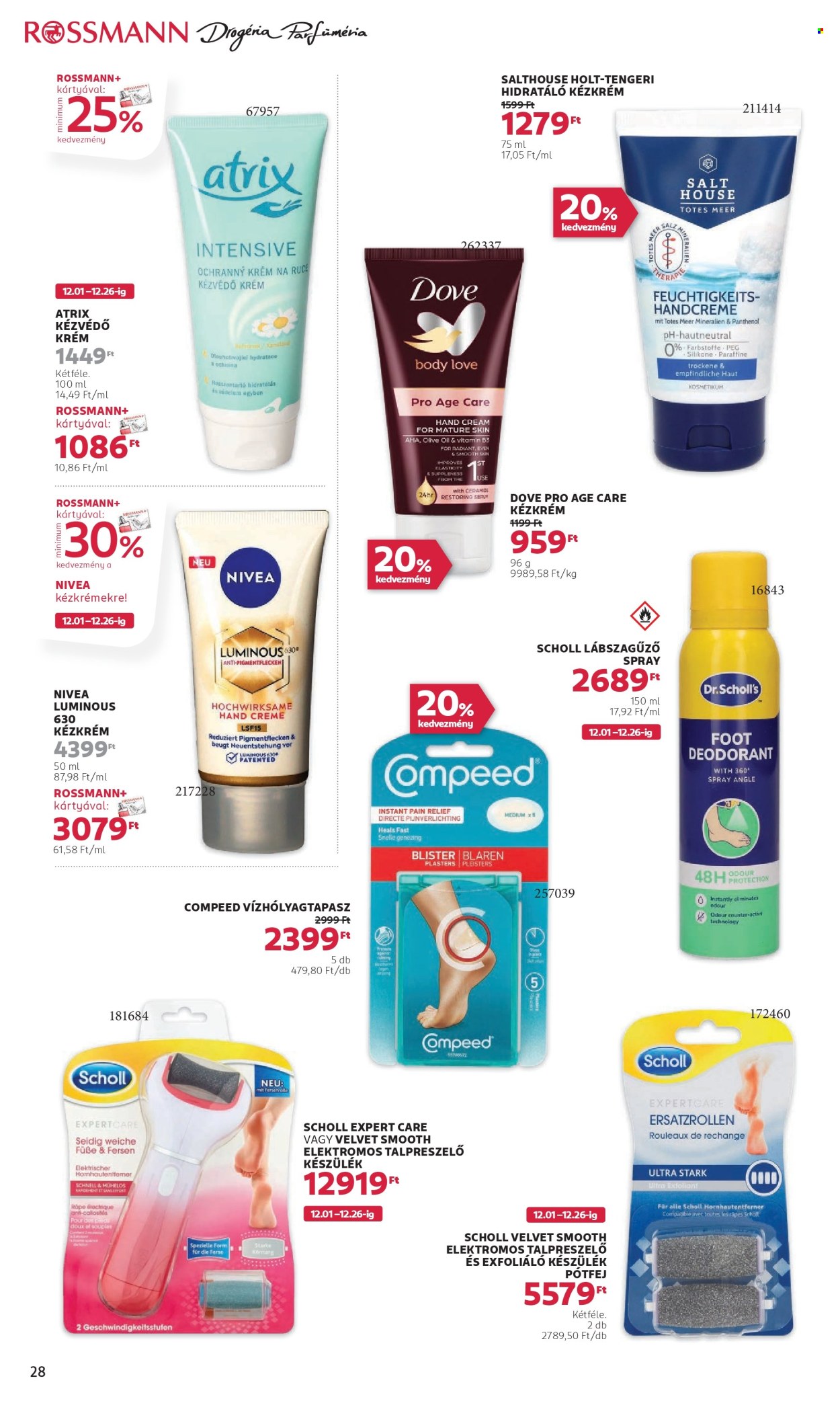Rossmann akciós újságok - 2025.12.15 - 2025.12.26. Oldal 30
