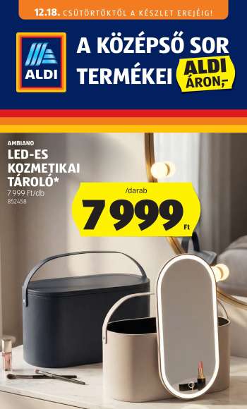 Újság Aldi - 2025.12.18 - 2025.12.24.