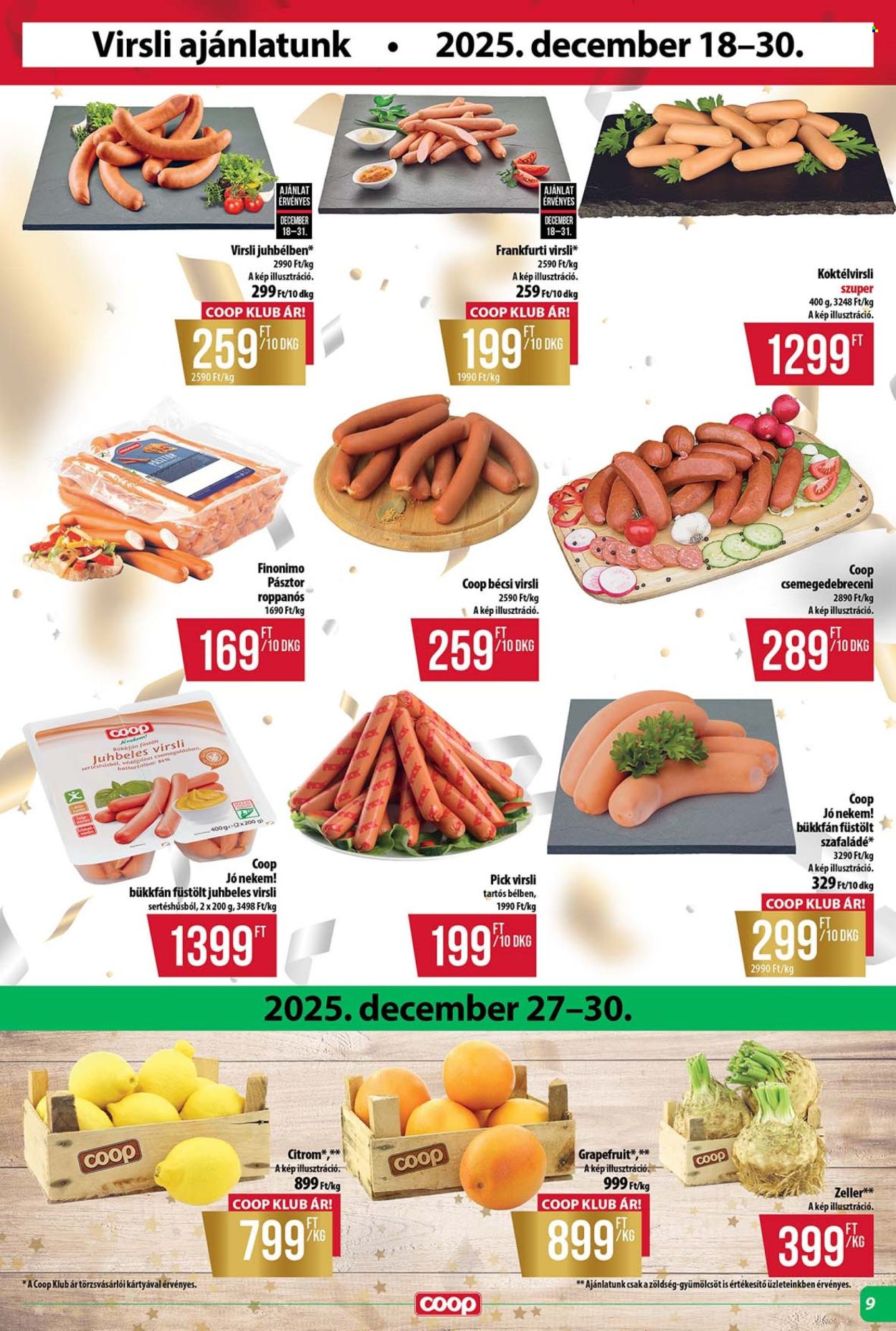 Coop akciós újságok - 2025.12.18 - 2025.12.23. Oldal 9
