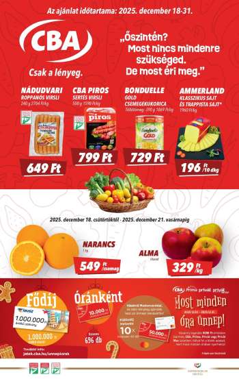 Újság CBA - 2025.12.18 - 2025.12.31.