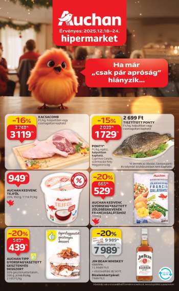 Újság Auchan - 2025.12.18 - 2025.12.24.