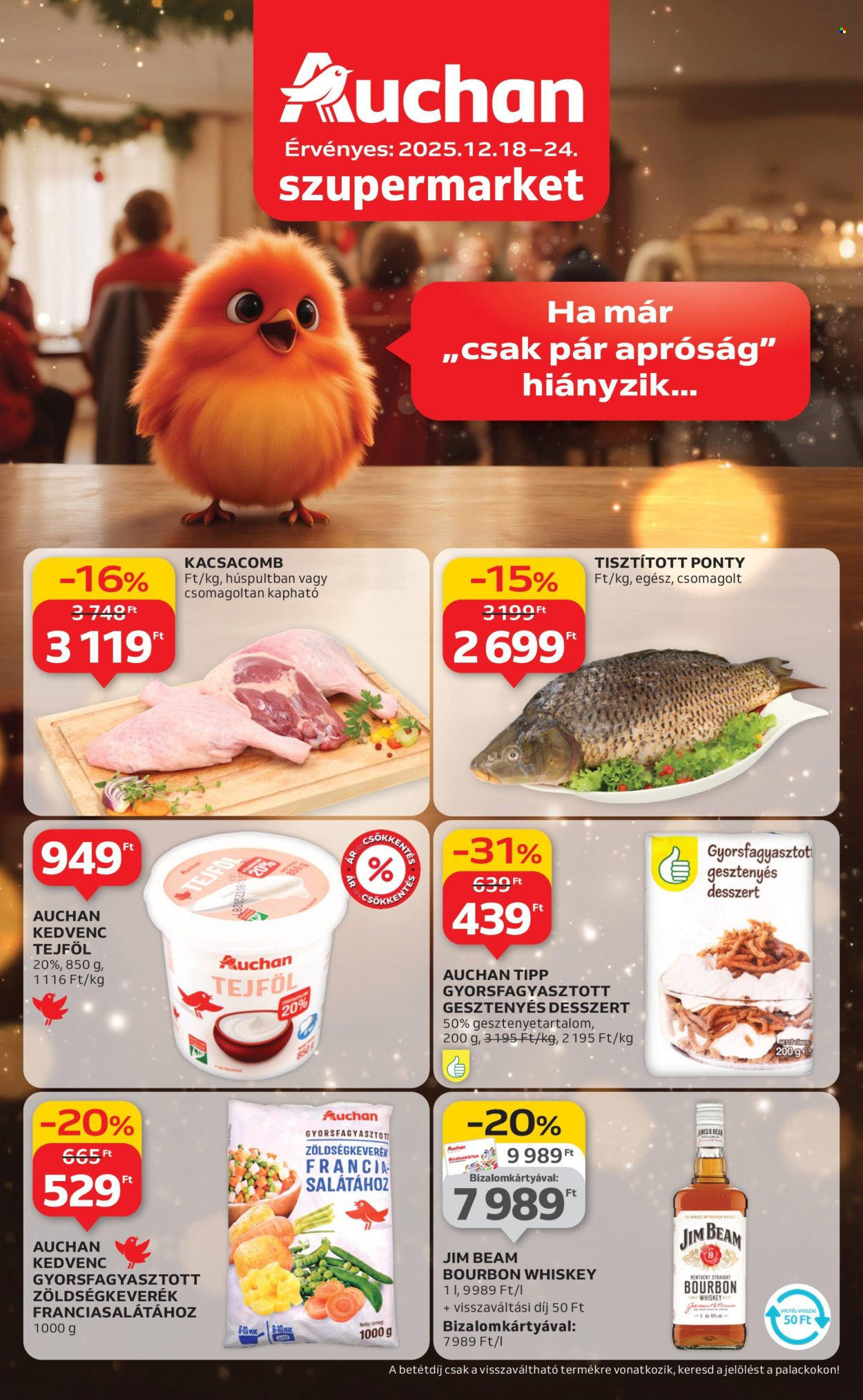 Auchan akciós újságok - 2025.12.18 - 2025.12.24. Oldal 1