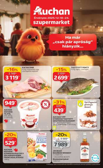 Újság Auchan - 2025.12.18 - 2025.12.24.