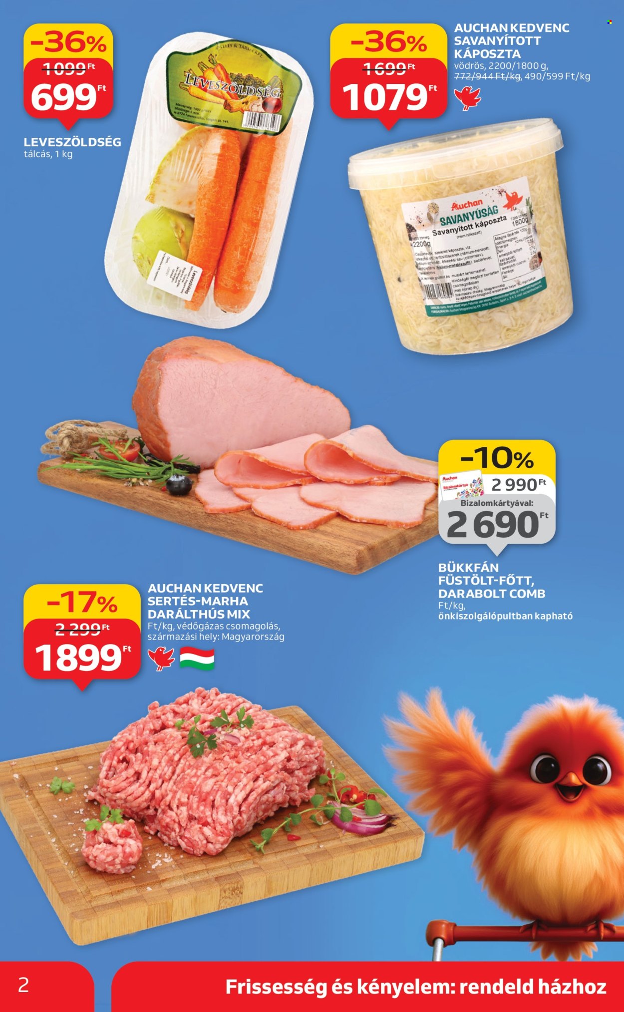 Auchan akciós újságok - 2025.12.18 - 2025.12.24. Oldal 2