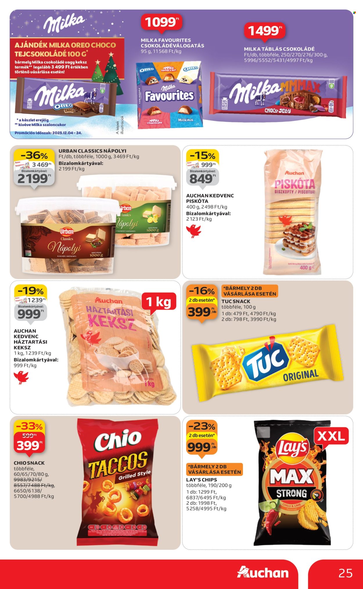 Auchan akciós újságok - 2025.12.18 - 2025.12.24. Oldal 25