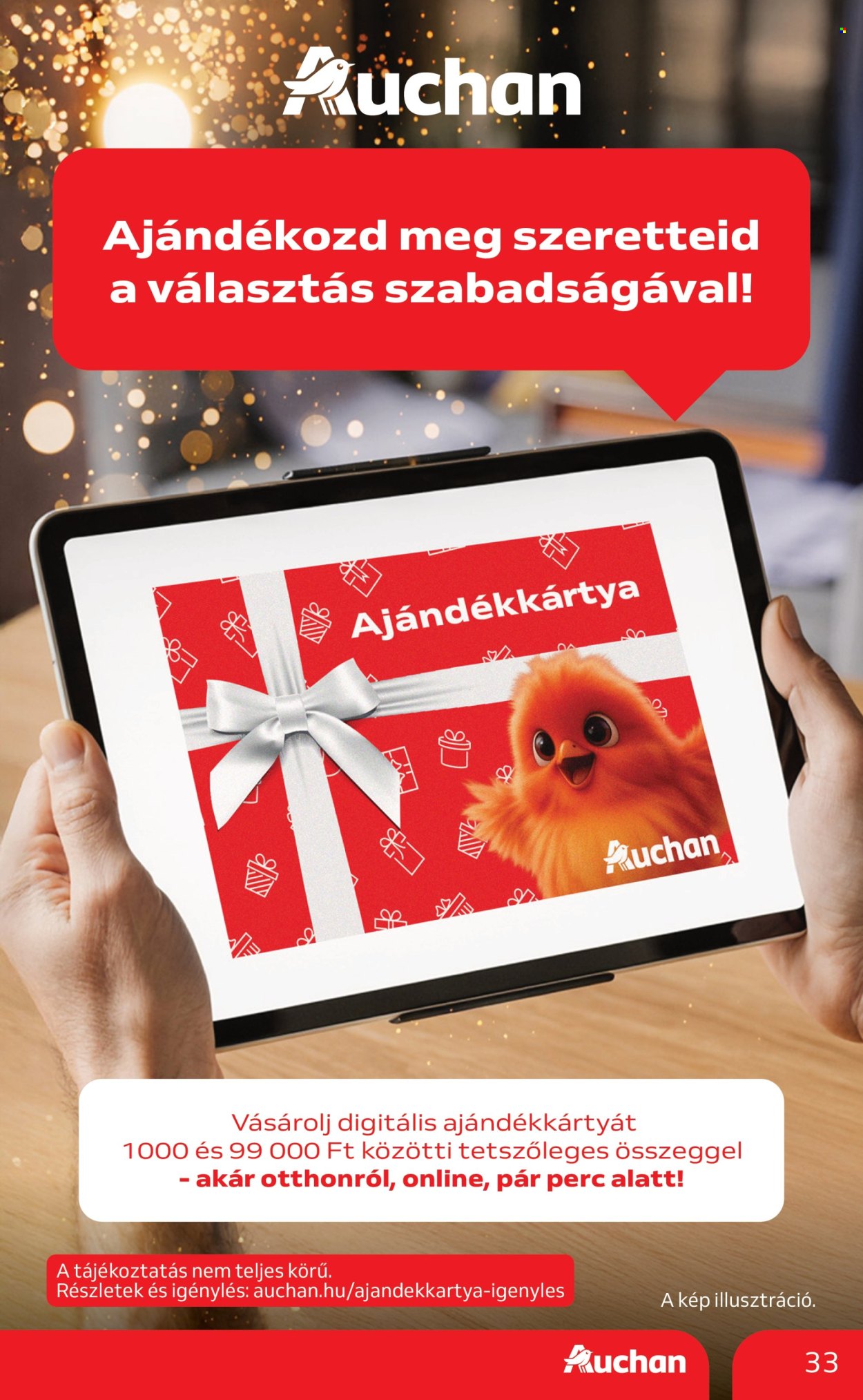 Auchan akciós újságok - 2025.12.18 - 2025.12.24. Oldal 33