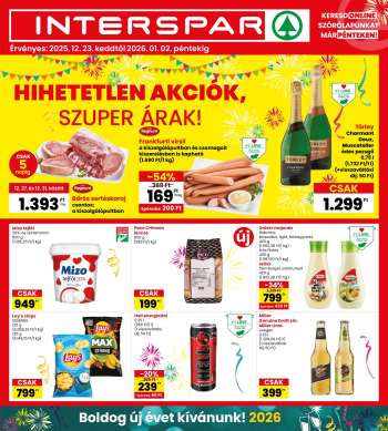 Újság INTERSPAR - 2025.12.23 - 2026.01.02.