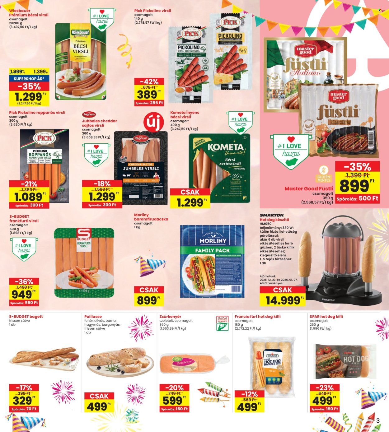 INTERSPAR akciós újságok - 2025.12.23 - 2026.01.02. Oldal 3
