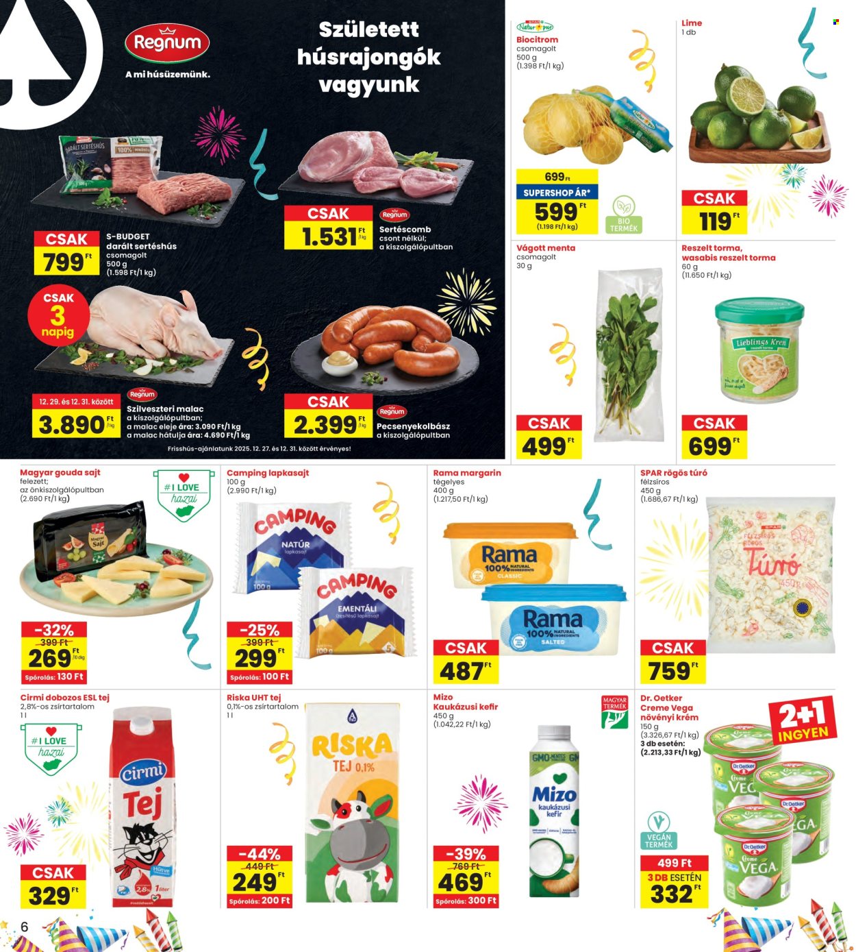 INTERSPAR akciós újságok - 2025.12.23 - 2026.01.02. Oldal 6