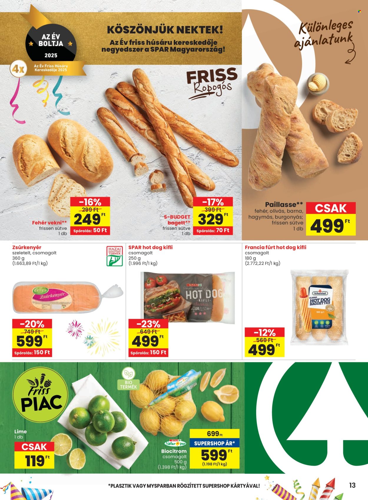 SPAR akciós újságok - 2025.12.23 - 2026.01.02. Oldal 13
