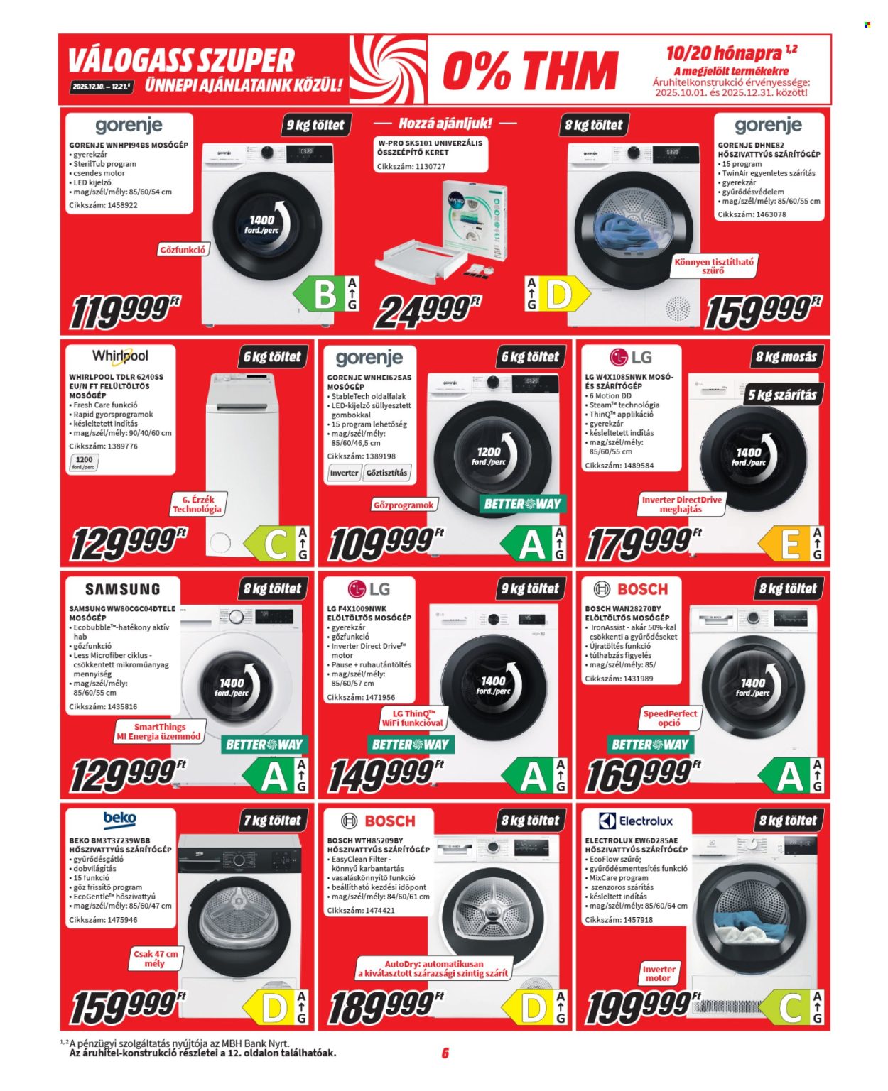 MediaMarkt akciós újságok - 2025.12.10 - 2025.12.21. Oldal 6