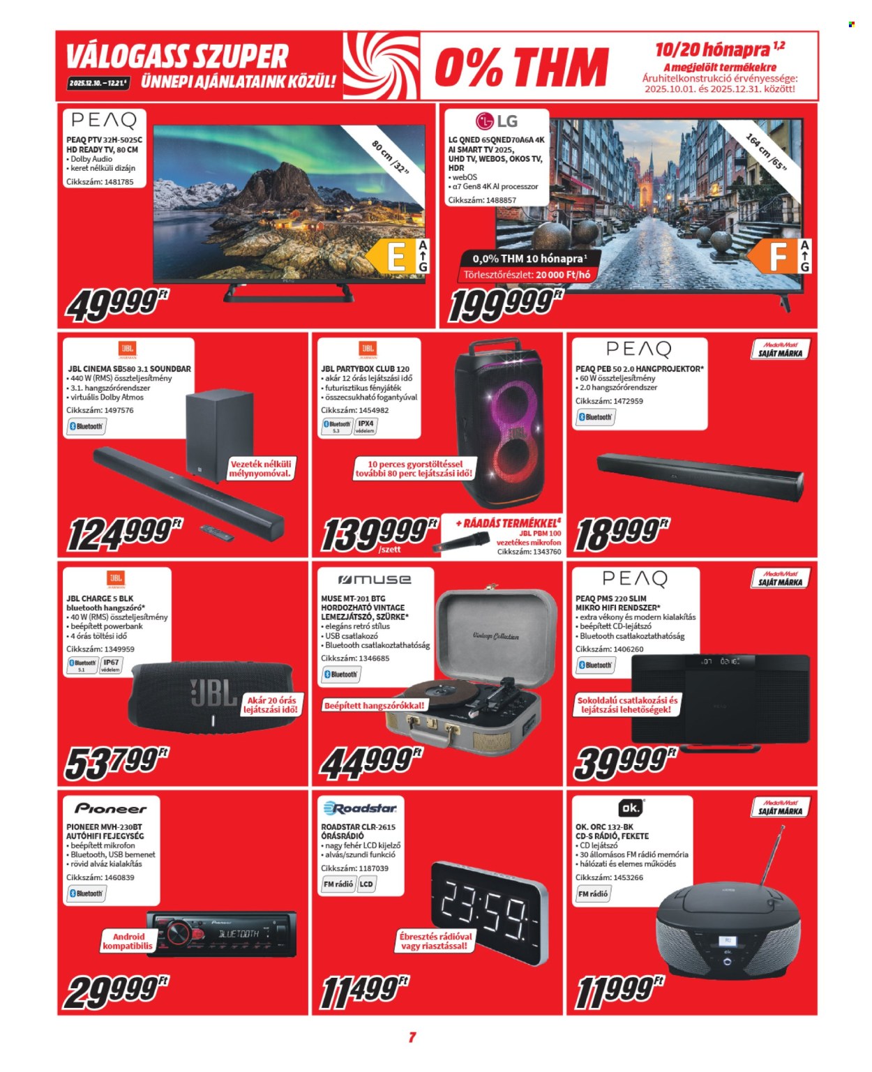 MediaMarkt akciós újságok - 2025.12.10 - 2025.12.21. Oldal 7