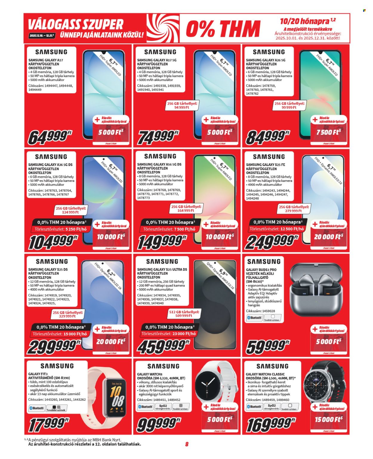 MediaMarkt akciós újságok - 2025.12.10 - 2025.12.21. Oldal 8
