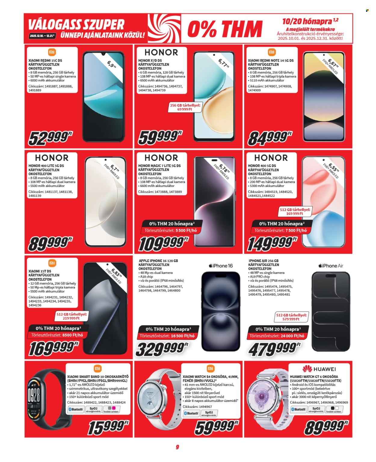 MediaMarkt akciós újságok - 2025.12.10 - 2025.12.21. Oldal 9