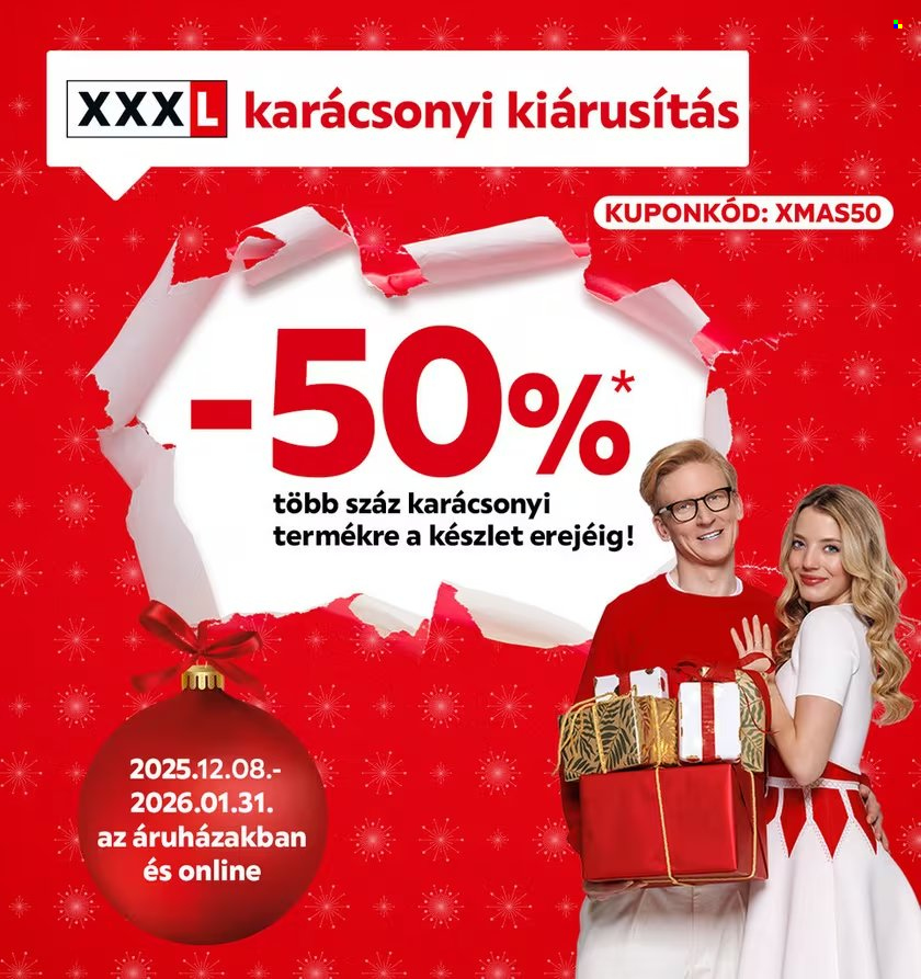 XXXLutz akciós újságok - 2025.12.08 - 2026.01.31. Oldal 1
