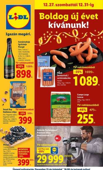 Újság Lidl - 2025.12.25 - 2025.12.31.