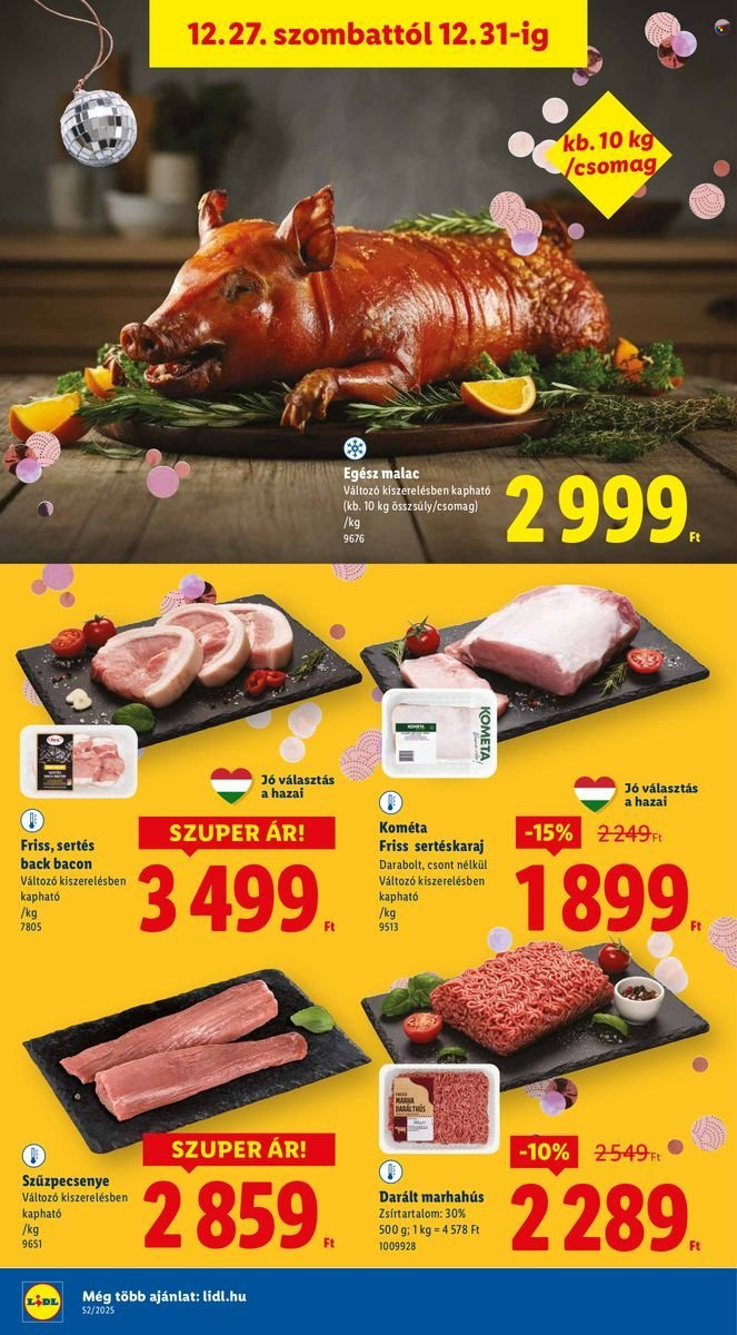 Lidl akciós újságok - 2025.12.27 - 2025.12.31. Oldal 6