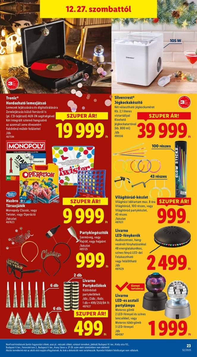 Lidl akciós újságok - 2025.12.27 - 2025.12.31. Oldal 23