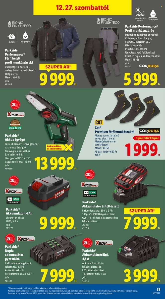 Lidl akciós újságok - 2025.12.27 - 2025.12.31. Oldal 33
